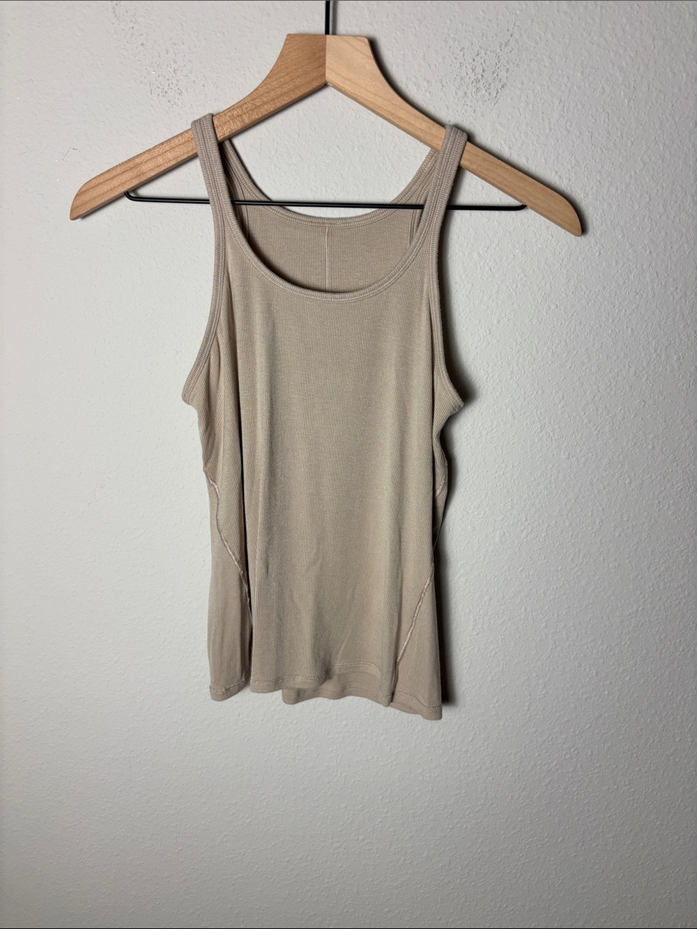 Lululemon Hold Tight Thin Strap Racerback Tank Top Tan